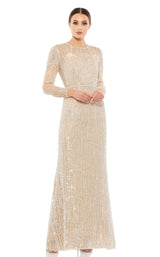 1 of 3 Mac Duggal 93629 Dress Rose-Gold