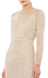 3 of 3 Mac Duggal 93629 Dress Rose-Gold