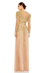 2 of 3 Mac Duggal 93638 Dress Nude-Gold