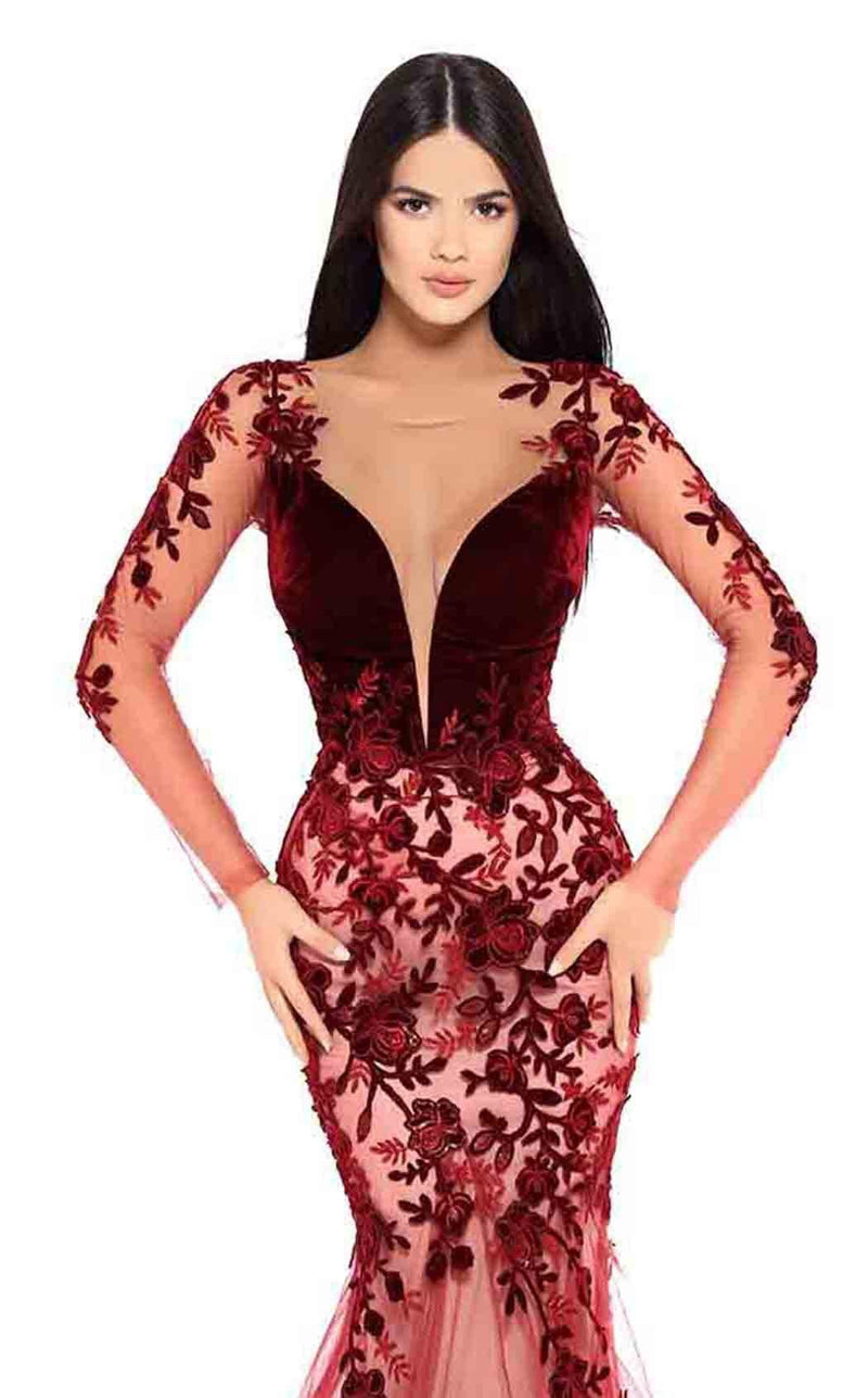 knee length dresses for ladies Tarik Ediz 93656 Dress