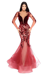 5 of 17 Tarik Ediz 93656 Burgundy