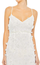 5 of 6 Mac Duggal 93686 Dress White