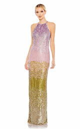 1 of 3 Mac Duggal 93738 Dress Lilac-Gold