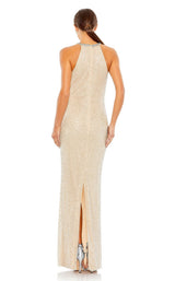 6 of 9 Mac Duggal 93742 Dress Nude-Silver