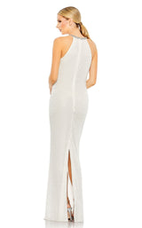 5 of 9 Mac Duggal 93742 Dress White