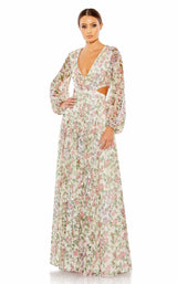 1 of 3 Mac Duggal 93746 Dress White-Multi