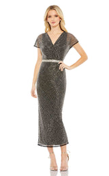 1 of 6 Mac Duggal 93787 Black-Silver