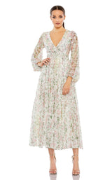 1 of 3 Mac Duggal 93788 Dress White-Multi