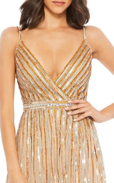 3 of 3 Mac Duggal 93801 Dress Nude-Gold