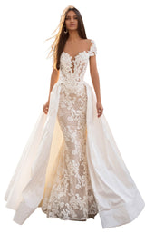 1 of 10 Tarik Ediz 93822 Dress Ivory