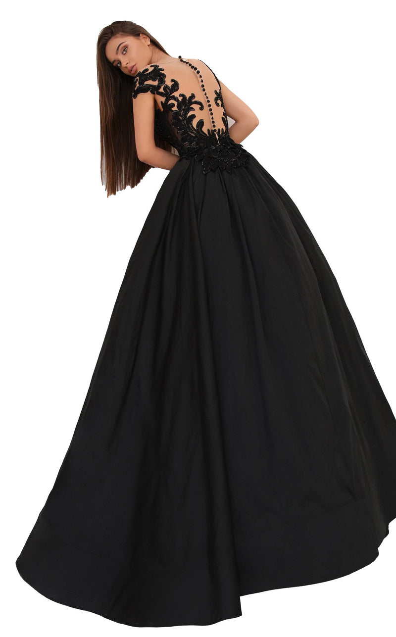 Tarik Ediz 93822 Dress Black