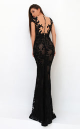 5 of 10 Tarik Ediz 93822 Dress Black