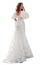 2 of 4 Tarik Ediz 93841 Dress Ivory