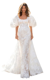 1 of 4 Tarik Ediz 93841 Dress Ivory