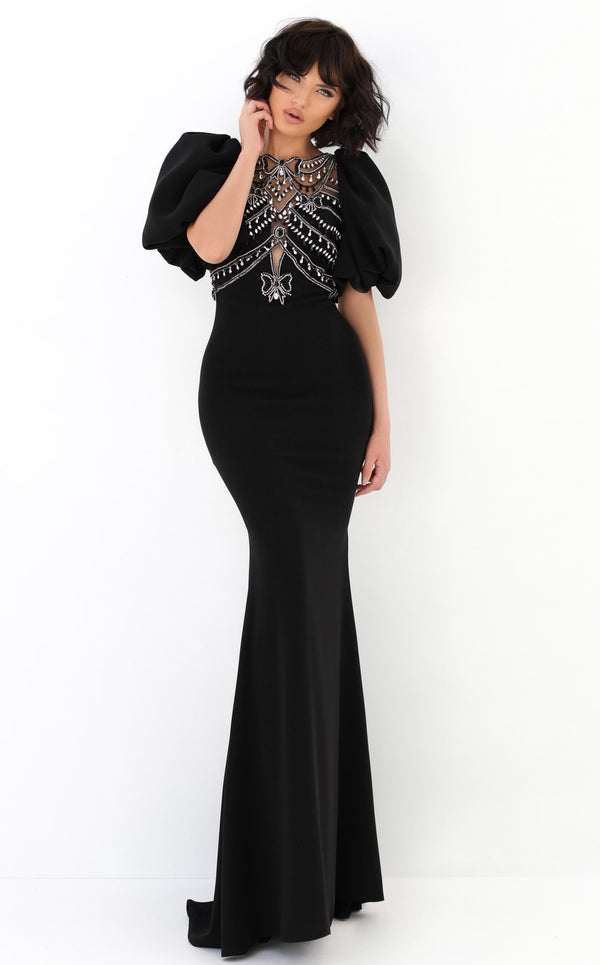 Tarik Ediz 93874 Dress Black