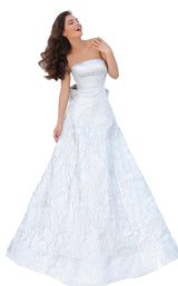 1 of 4 Tarik Ediz 93877 Dress Silver