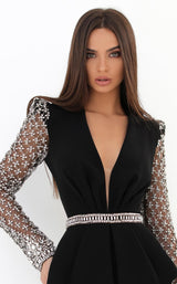 3 of 4 Tarik Ediz 93880 Dress Black