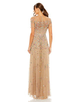 3 of 3 Mac Duggal 93924 Dress Antique-Gold