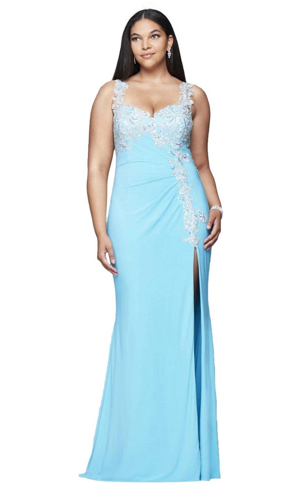 Faviana 9393 Tiffany Blue