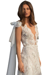 3 of 4 Tarik Ediz 93956 Dress Ivory