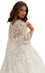 7 of 8 Tarik Ediz 93966 Dress Ivory