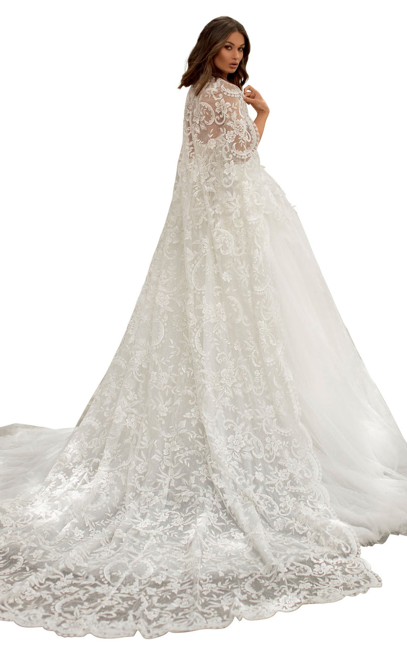 Tarik Ediz 93966 Dress Ivory