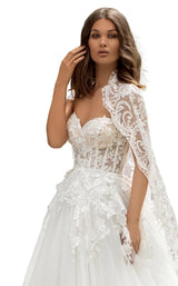 6 of 8 Tarik Ediz 93966 Dress Ivory