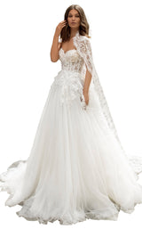 2 of 8 Tarik Ediz 93966 Dress Ivory