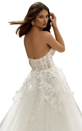 8 of 8 Tarik Ediz 93966 Dress Ivory