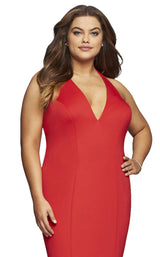 5 of 6 Faviana 9454 Red