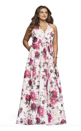 2 of 6 Faviana 9468 Ivory-Wine