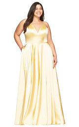 8 of 8 Faviana 9469 Butter cream