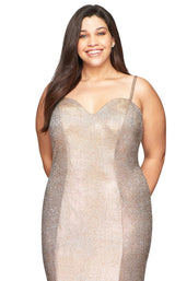 3 of 4 Faviana 9491 Dress Copper