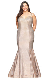1 of 4 Faviana 9491 Dress Copper