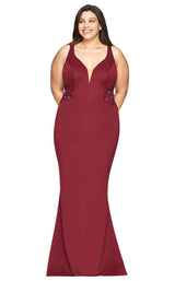 1 of 5 Faviana 9492 Dress Wine