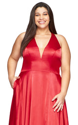 4 of 5 Faviana 9495 Dress Red