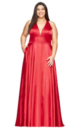 1 of 5 Faviana 9495 Dress Red