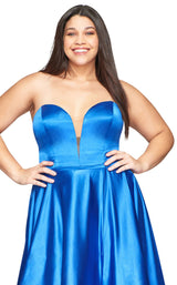 4 of 5 Faviana 9497 Dress Royal