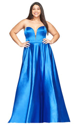 1 of 5 Faviana 9497 Dress Royal