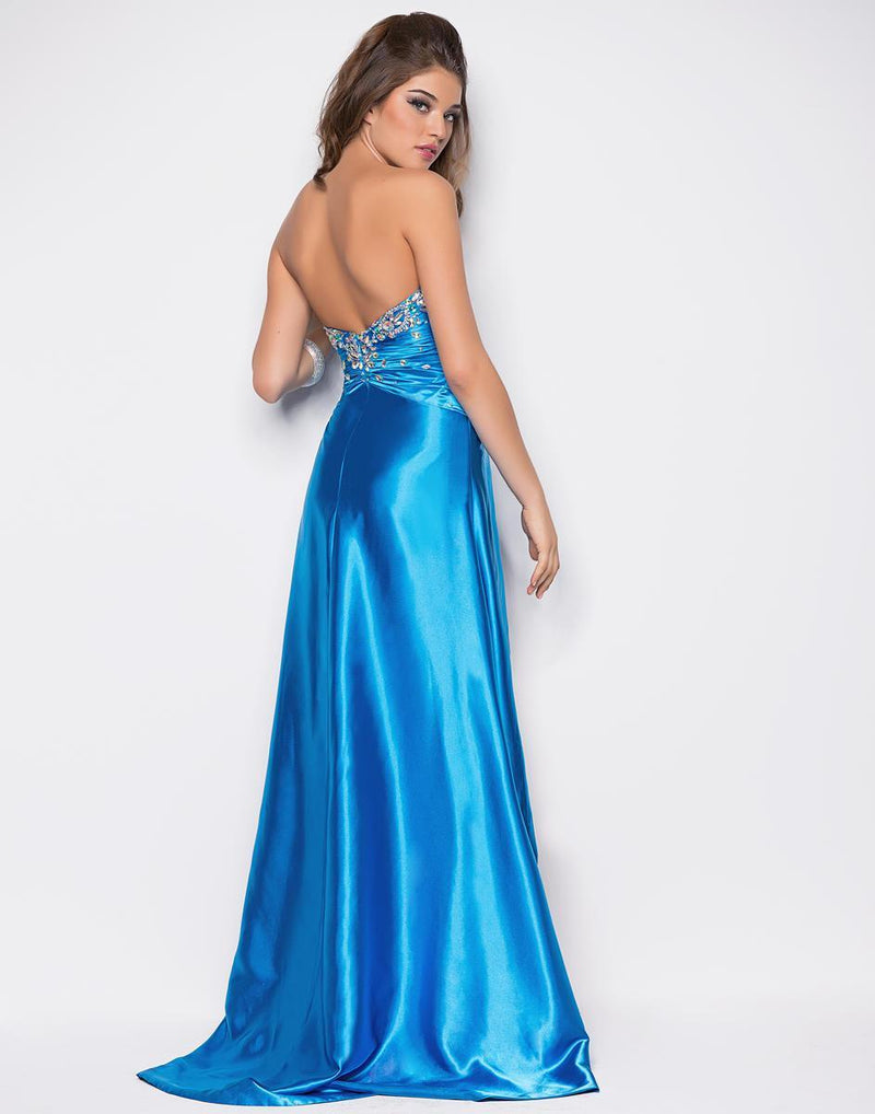 blue and white striped dress White And Blue Striped Maxi Dress S