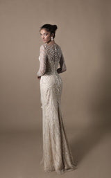 2 of 4 Tarik Ediz 96013 Dress Vanilla