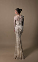 3 of 4 Tarik Ediz 96013 Dress Vanilla