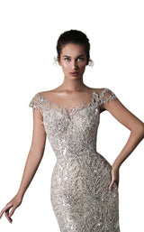 3 of 4 Tarik Ediz 96020 Dress Stone