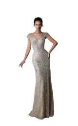 1 of 4 Tarik Ediz 96020 Dress Stone