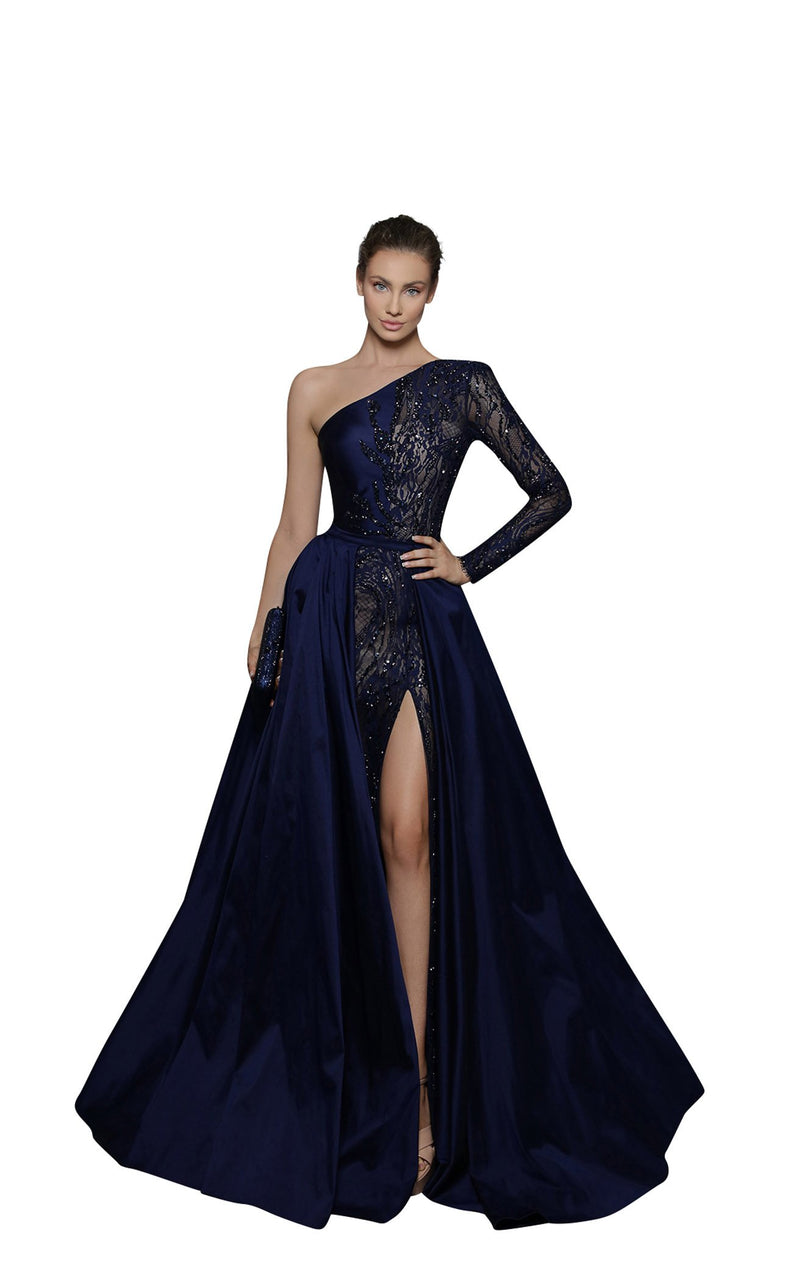 Tarik Ediz 96035 Dress Navy