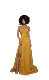1 of 5 Tarik Ediz 96089 Dress Yellow