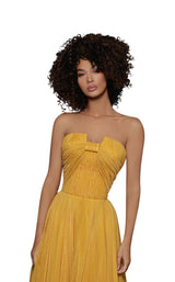4 of 5 Tarik Ediz 96089 Dress Yellow