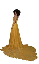 3 of 5 Tarik Ediz 96089 Dress Yellow