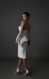 5 of 8 Tarik Ediz 96138 Dress Ivory