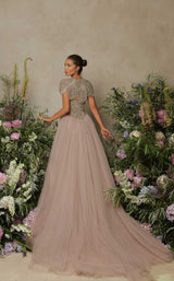 2 of 3 Tarik Ediz 98038 Dress Powder